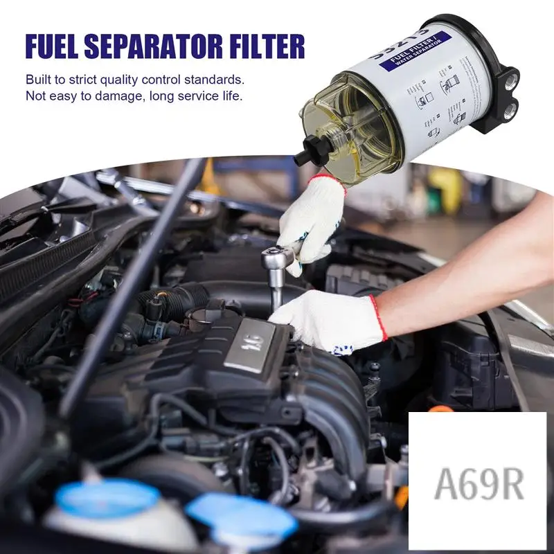 

A69R-R12T Fuel/ Water Separator Filter Diesel Engine XL-F-R12T-NEW For Racor 140R 120AT S3240 NPT ZG1/4-19