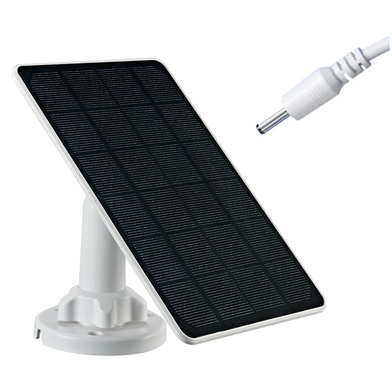 

M05K 3W Solar Panel For Security Camera Outdoor IP65 Waterproof With 3 Meters Charging Cable For Outdoor Camera Charging