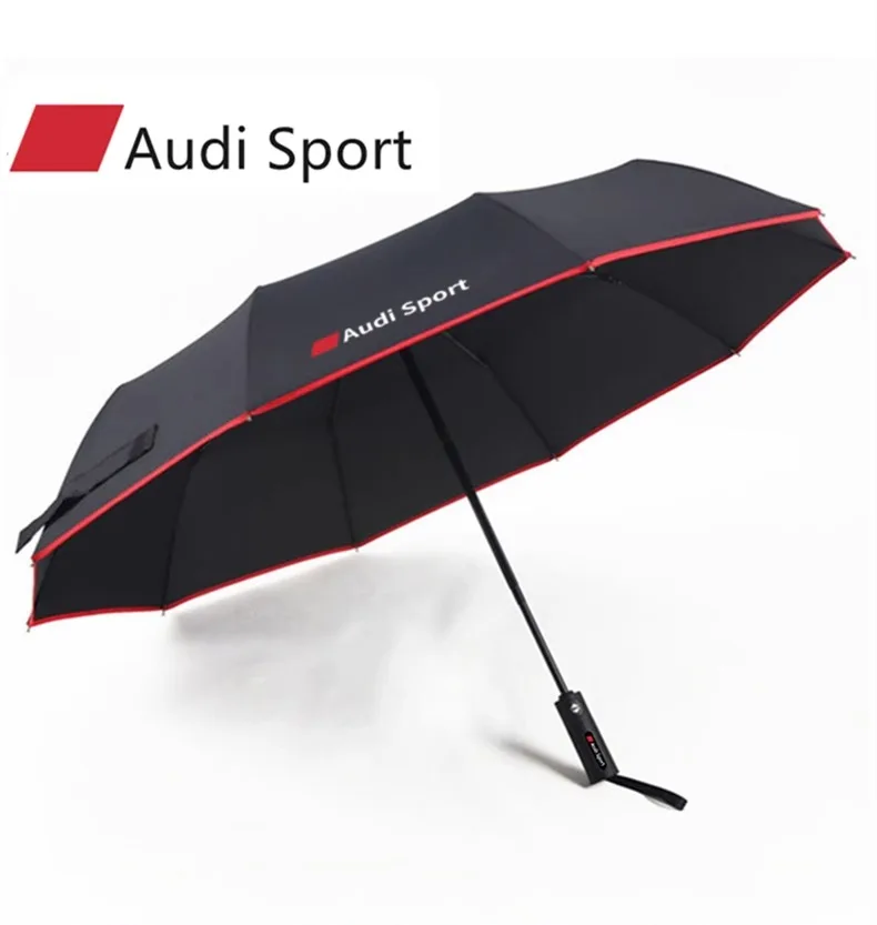 Car Automatic Folding Windproof Sunshade Umbrella For Audi A1 A3 A4 A5 A6 A7 A8 S3 S4 S5 S6 Q3 Q5 Q7 Q8 RS3 RS4 RS5 SQ5 RSQ5 TT