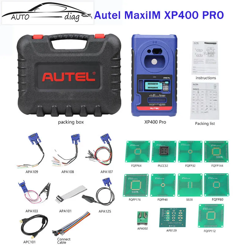 

Autel MaxiIM XP400 PRO OBD2 Auto Automotive Scanner IMMO Programming Diagnostic Tool All-in-One Key Programmer With IM608 IM508