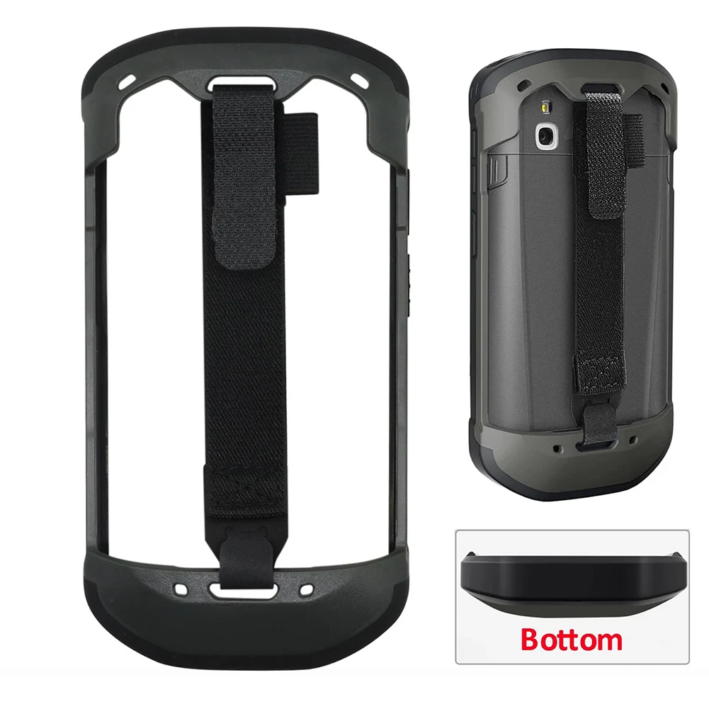 1Pc Black PC+TPU Protective Case With Strap For Zebra TC51 TC52 TC56 TC57 TC510K Handheld Terminal Cover