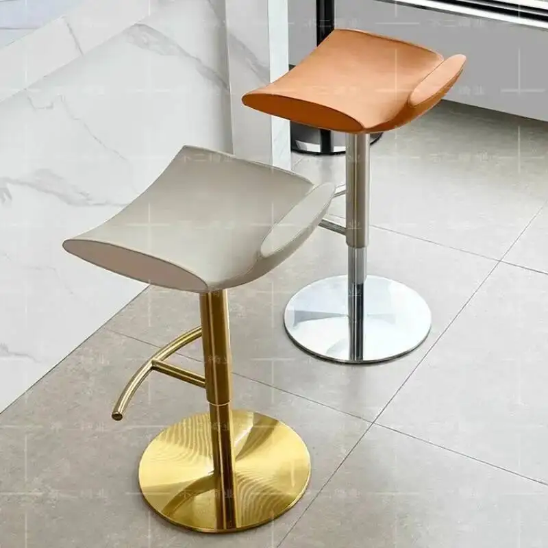 

Bar Italian Stool Minimalist Bar High Chair Simple Home Restaurant Island Leisure Chairs Modern Lift Front Desk Chairs