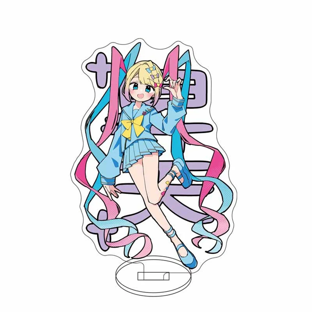 15CM Charm Anime NEEDYGIRL OVERDOSE Acrylic Stand Model Cosplay Characters Ornament Accessories Goods Collection Christmas Gifts