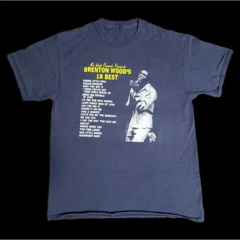Brenton Woods Album Cover  Black All Size T Shirt AR816