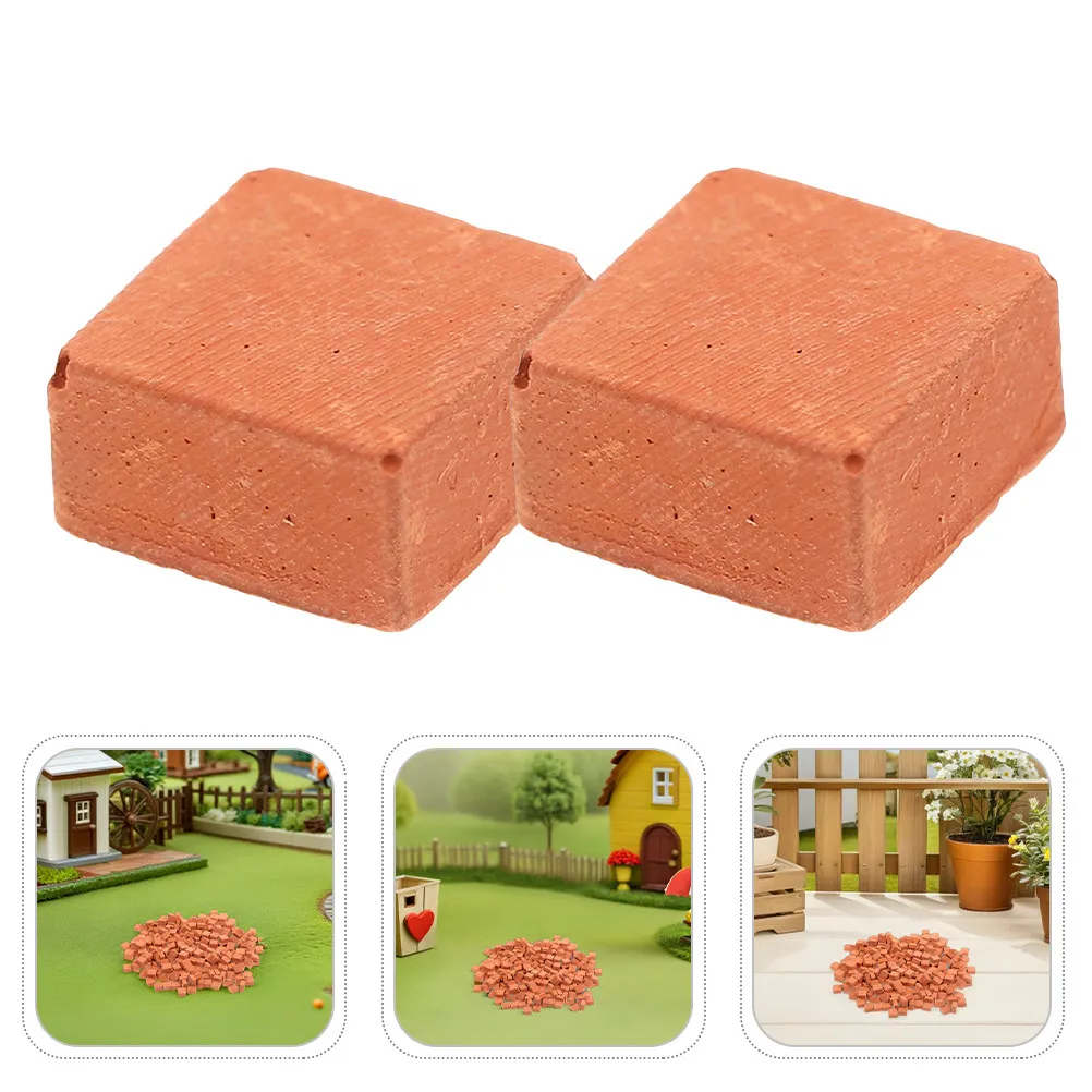 

210 миниатюрных серых кирпичиков в масштабе 1:16, реалистичные имитации кирпича для DIY-проектов, песочниц, садовых ландшафтов и архитектурных сцен