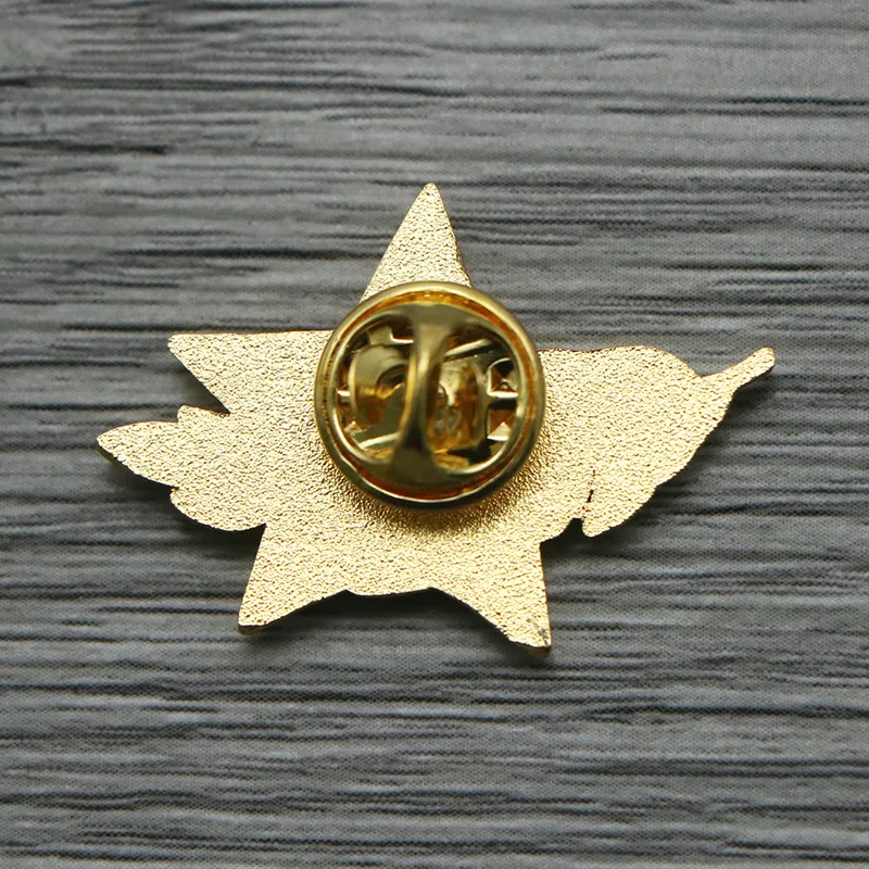 CCCP antigua broche comunista soviético retro martillo hoz rojo insignia de cinco estrellas medalla