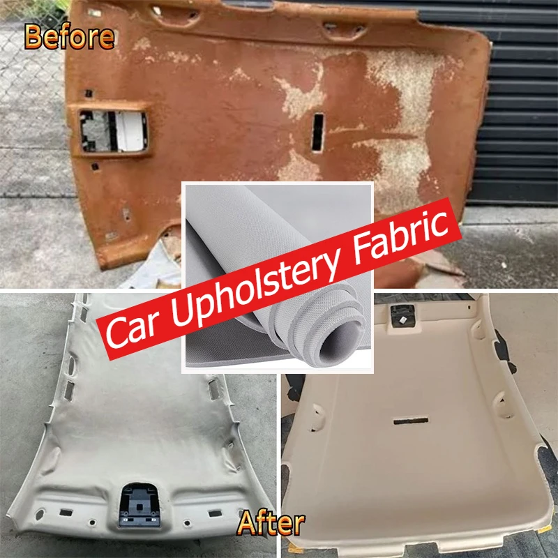 

100/200/300x150 см сетчатая подкладка на крышу, ткань для подголовника, пенопластовый материал для ремонта обивки салона автомобиля, потолка, небо, ткань