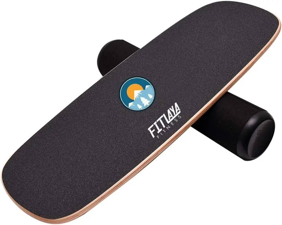 Tabla de Equilibrio de Madera para Entrenamiento de Hockey, Skateboarding, Surf y Snowboard, Mejora el Entrenamiento