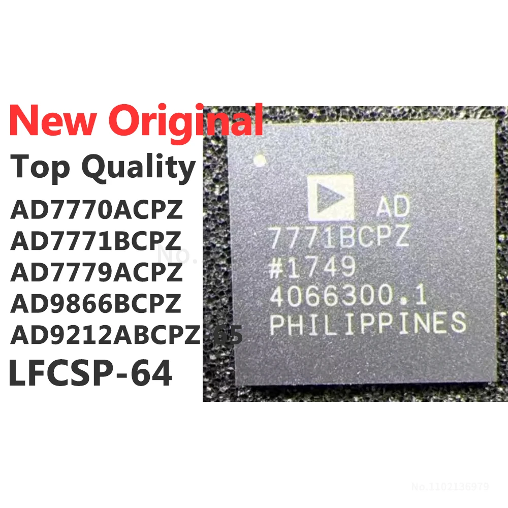 

(1 Piece) AD7770ACPZ AD7771BCPZ AD7779ACPZ AD9866BCPZ AD9212ABCPZ-65 LFCSP-64 New Original