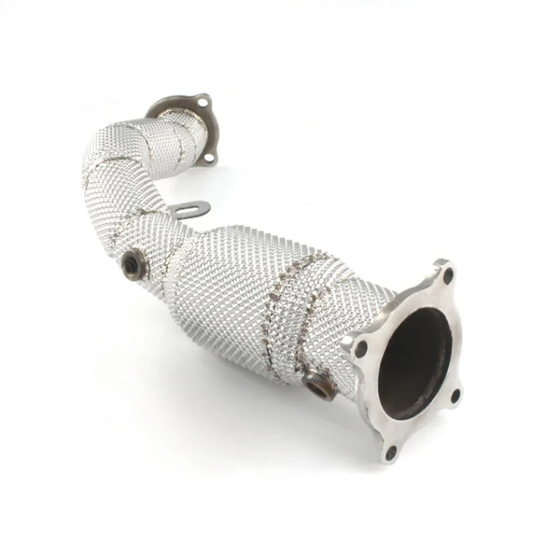 

High Performance hot sellin Turbo Exhaust Downpipe System Suitable for Audi A4 B8 With Heat Shield and Converter Accessories