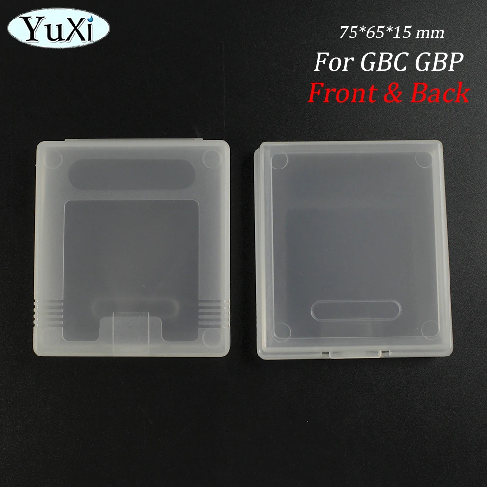 5Pcs Clear Game Cartridge Case For Gameboy Advance GBA GBC GBP Plastic Dustproof Box Cover For Nintend Gameboy Color Pocket