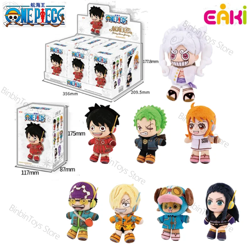 Authentischer Eaki One Piece Fantasy Dream Journey Plüsch-Blindbox-Anhänger Anime-Schlüsselanhänger Sammlerstück Überraschungs-Geschenk für Mädchen und Jungen