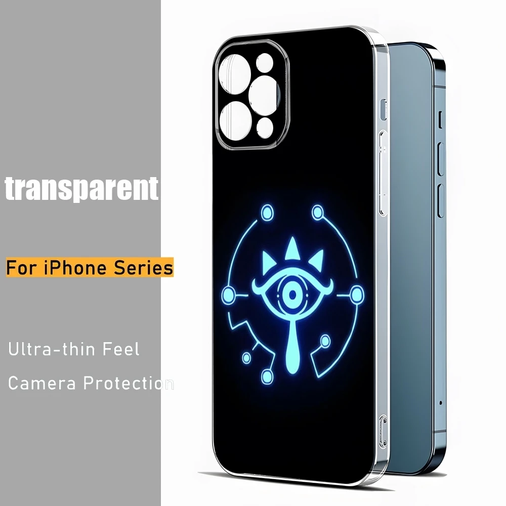 Game The LegendS Z-ZeldaS Phone Case for iphone 14 12 Pro 15 Max 13 11 Mini 6 7 8 Plus X XR XS SE 2020 Transparent cover