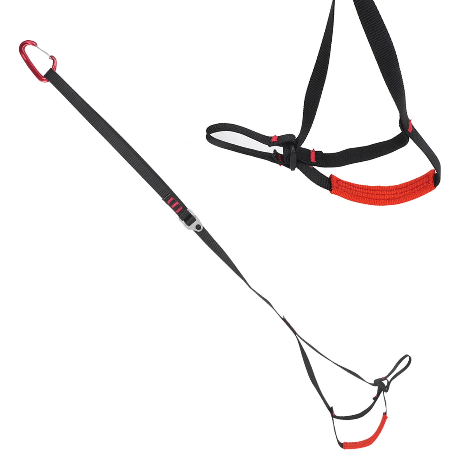 Climbing Foot Belt Outdoor Sports Adjustable Climbing Ascender Strap Rope Foot Belt Rock Climbing Rappel