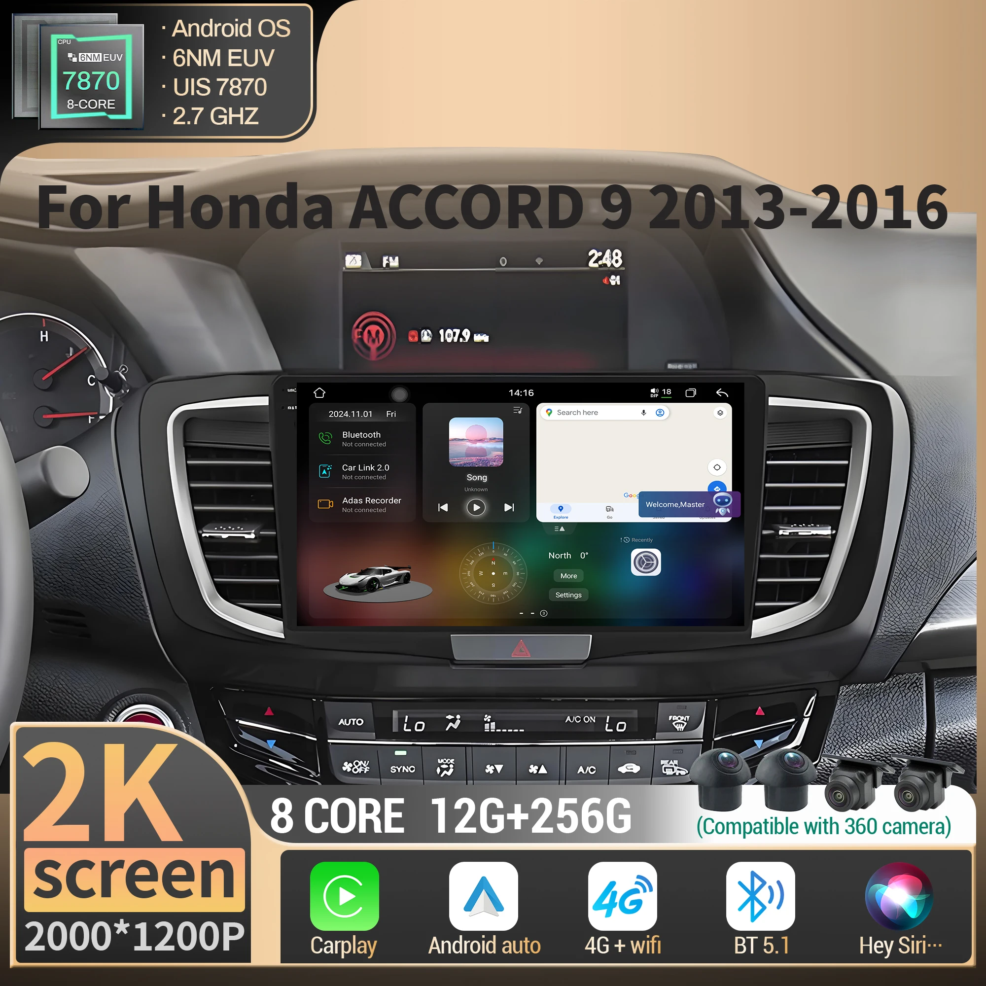ΠΠ»Ρ Honda ACCORD 9 2013-2016 ΠΠ²ΡΠΎΠΌΠΎΠ±ΠΈΠ»ΡΠ½ΡΠΉ ΡΠ°Π΄ΠΈΠΎΠΏΡΠΈΠ΅ΠΌΠ½ΠΈΠΊ ΠΡΠ»ΡΡΠΈΠΌΠ΅Π΄ΠΈΠΉΠ½Π°Ρ Π½Π°Π²ΠΈΠ³Π°ΡΠΈΡ GPS ΠΠ΅ΡΠΏΡΠΎΠ²ΠΎΠ΄Π½ΠΎΠΉ Android BT CarPlay 4G CPU 7870 ΠΠΊΡΠ°Π½ 2K QLED ΠΠ»Ρ Honda ACCORD 9 2013-2016 ΠΠ²ΡΠΎΠΌΠΎΠ±ΠΈΠ»ΡΠ½ΡΠΉ ΡΠ°Π΄ΠΈΠΎΠΏΡΠΈΠ΅ΠΌΠ½ΠΈΠΊ ΠΡΠ»ΡΡΠΈΠΌΠ΅Π΄ΠΈΠΉΠ½Π°Ρ Π½Π°Π²ΠΈΠ³Π°ΡΠΈΡ GPS ΠΠ΅ΡΠΏΡΠΎΠ²ΠΎΠ΄Π½ΠΎΠΉ Android BT CarPlay 4G CPU 7870 ΠΠΊΡΠ°Π½ 2K QLED