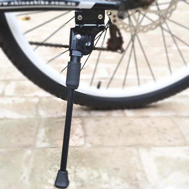 Adjustable Bicycle Kickstand Parking Rack Bicycle Side Support Kickstand For 22 24 26 Inch Mountain Bike Bicycle Aluminum Single