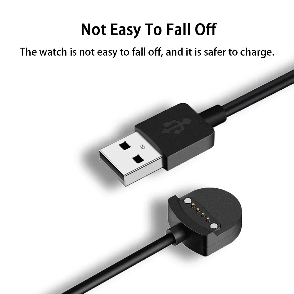 Магнитный зарядный кабель для смарт-часов Ticwatch E/S, сменный портативный адаптер для быстрого USB-зарядного устройства, аксессуары