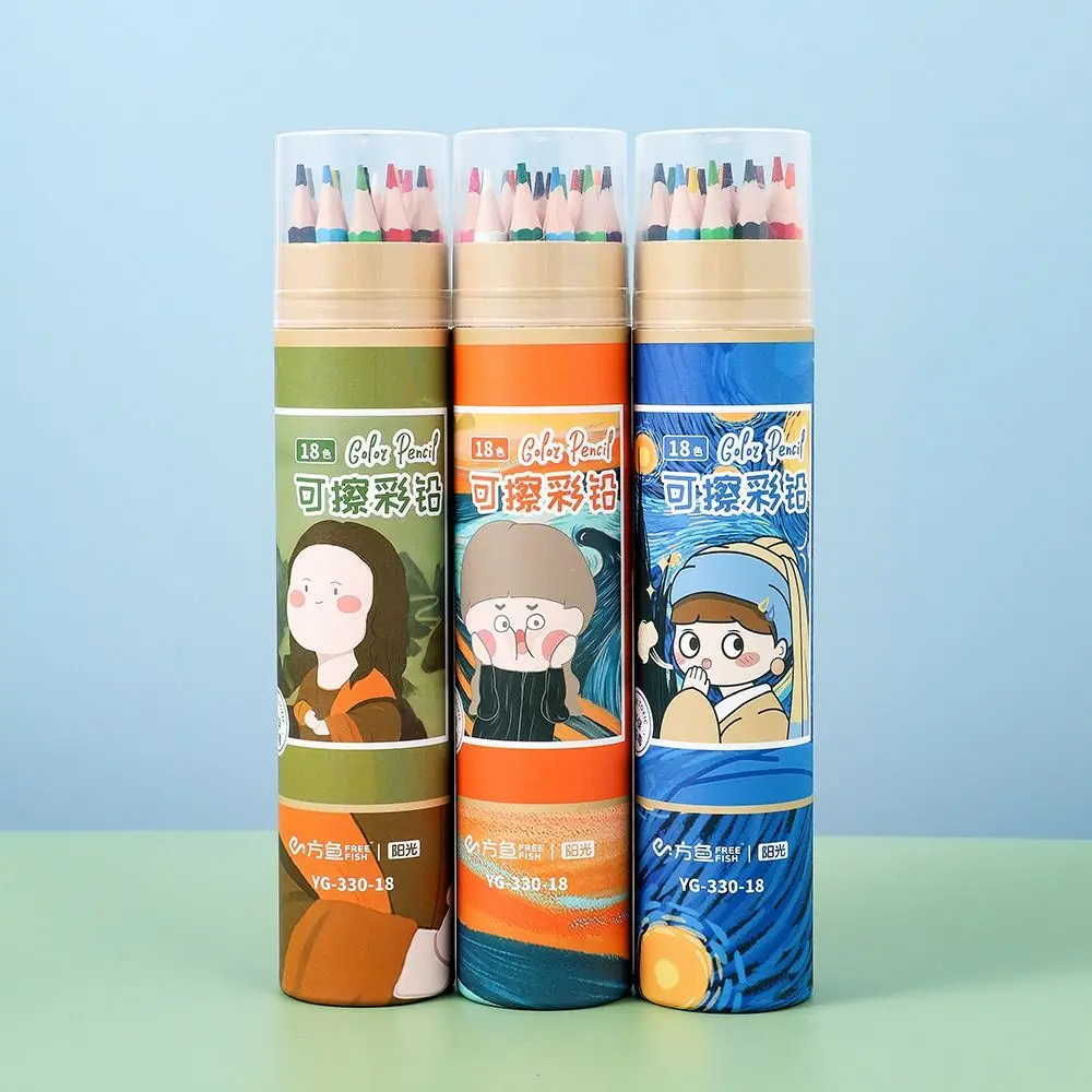 1 Set 12/18/24/36/48 Colors Painting Pencil Set Oil-based Colored Pencils Stationery Pencil Hand-Painted Professional - Image 2