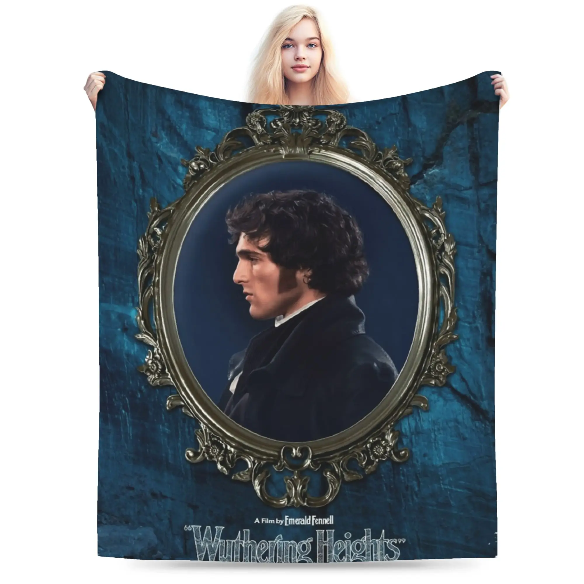 Wuthering Heights Movie Blanket Flannel Spring Autumn Jacob Elordi  Lightweight Throw Blankets for Bed Couch Bedding Throws