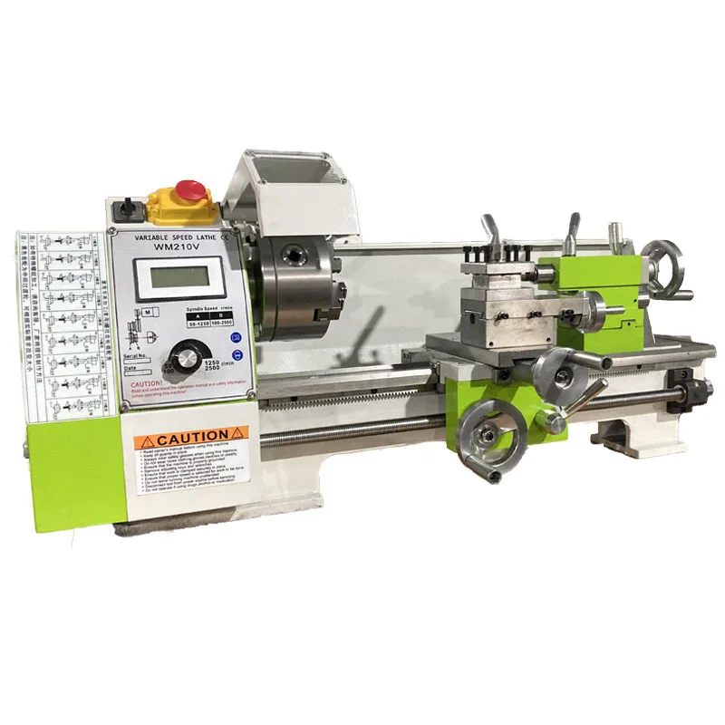 WM210V Household Digital Instrument Metal Lathe DIY Small Brushless Lathe High Precision Processing Equipment 220V 900W