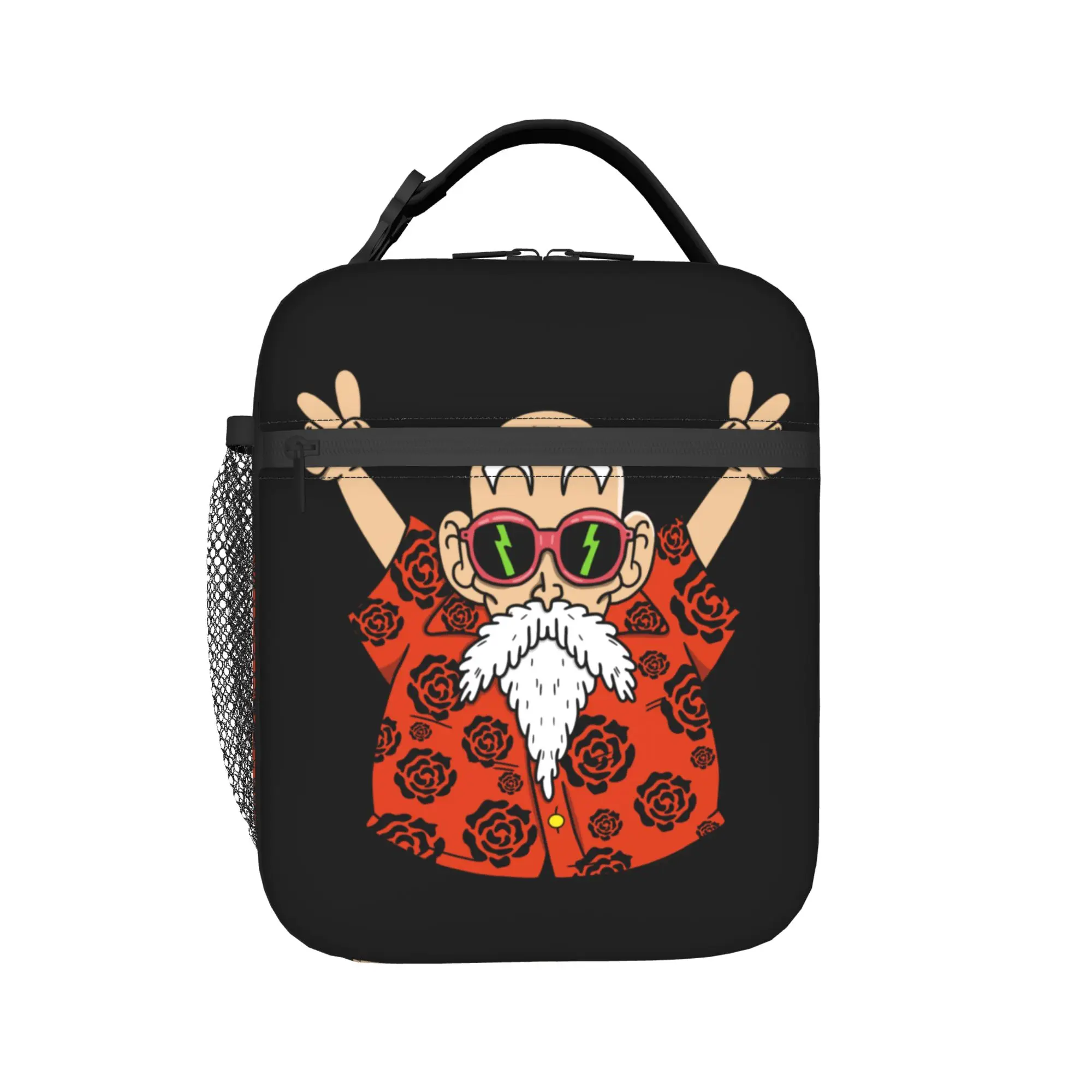 D-Dragon Ball Thermal Insulated Lunch Bags for School Japanese Anime Reusable Bento Box Thermal Cooler Lunch Box