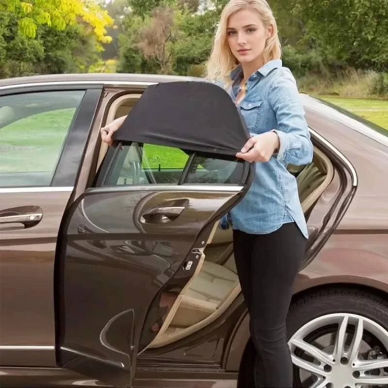 

Universal Car Styling Accessories Sun Side Window Shade Curtain Rear window Cover UV Protection Sunshade Visor Shield