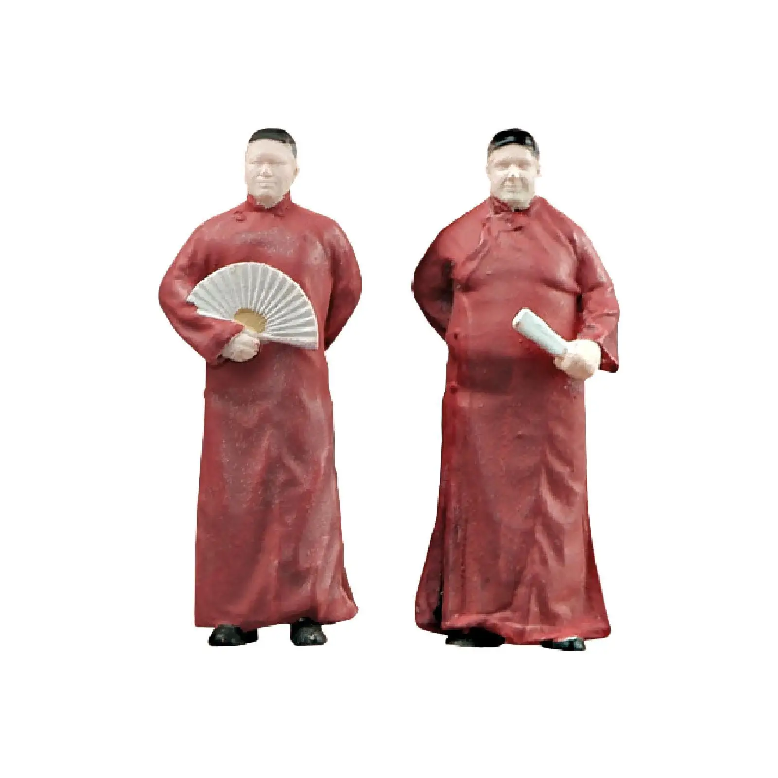 Figurine d'acteur Crosstalk de Type chinois 1:64, petit modèle en résine pour la configuration de Table de sable