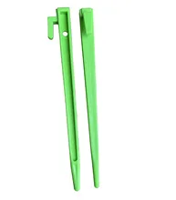 

10pcs RV Tent Nails Durable Plastic Stakes for Camping Canopy Ground Pegs Yellow AntiSlip Design Lightweight Easy to Use Camping