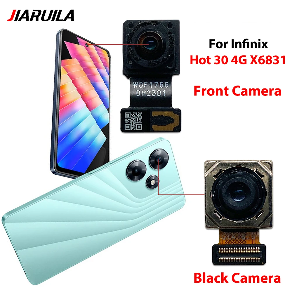 Back Camera For Infinix GT 30 Pro Hot 12i Note 40 Pro 5G Smart 8 Pro Hot 60 Pro + Rear Main Camera Flex Cable Spare Phone Parts