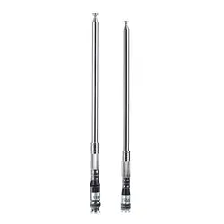 2023 New Telescopic Antenna 118MHz-136MHz Whip Multiple Uses for Airband Radio Receiver Aviation SMA BNC Replacement Accessories