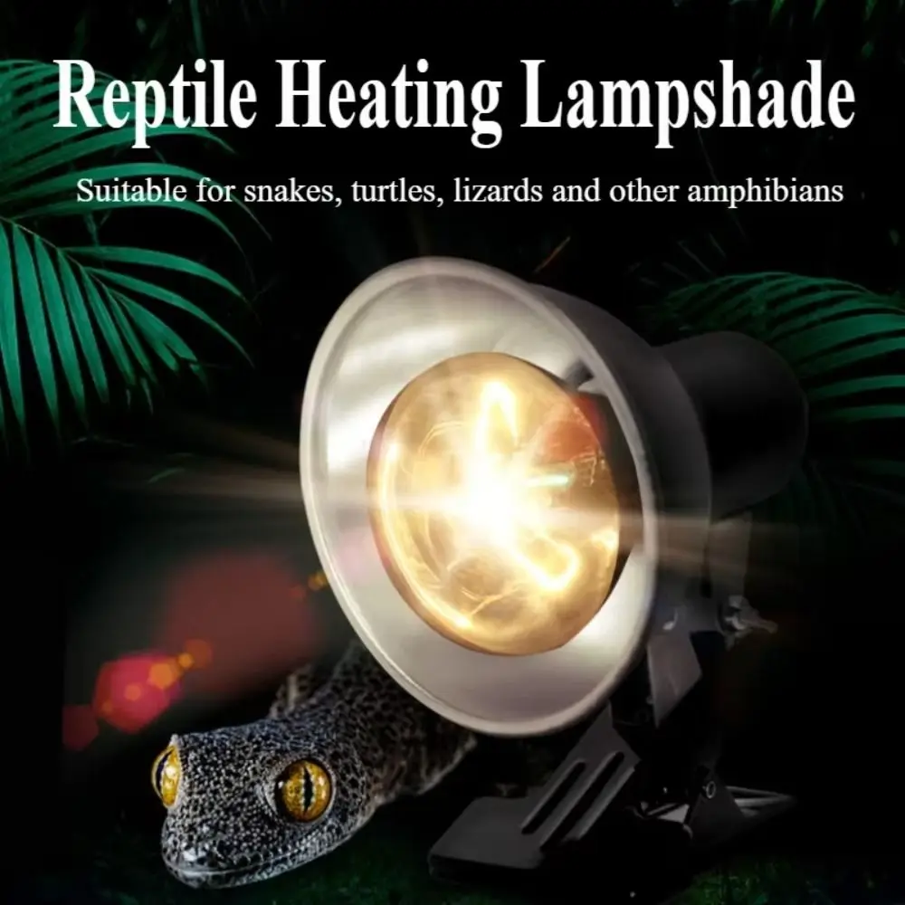 

Clip-on Lamp Holder Turtle Basking Lamp Thermostat Adjustable Heating Reptile Heat Lamp 75W Reptiles Basking Pet Heat Bulb