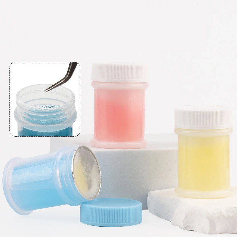 Nettoyeur de pincettes à cils 40ml, fournitures d'extension de colle, éponge de nettoyage, dissolvant de colle, pincettes liquide, outil de nettoyage