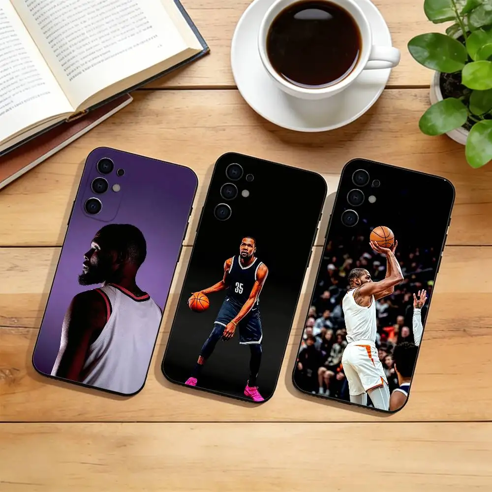 K-Kevin D-Durant  Phone Case For Samsung S25,S24,S21,S22,S23,S30,Ultra,S20,Plus,Fe,Soft Silicone Black Cover