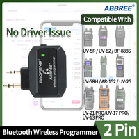Baofeng Bluetooth Wireless Programmer for Walkie Talkie Plug & Play No Driver Issue Phone for UV5R BF888S Quansheng UVK5