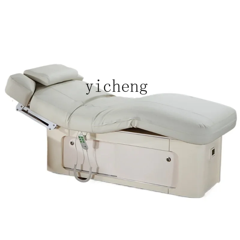 

TQH electric beauty bed latex massage beauty salon special with music bed lifting constant temperature treatment bed