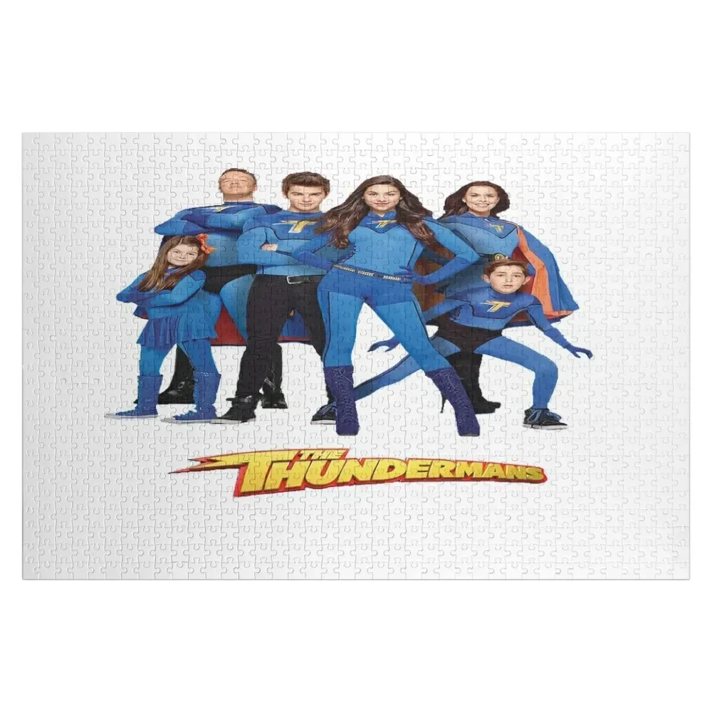 The Thundermans Jigsaw Puzzle Wooden Boxes For Children Jigsaw Pieces Adults Wooden Compositions For Children Puzzle