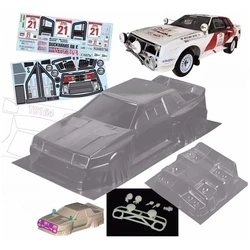 1/10 TA64 Celica RC Rally Car Body Shell, Include Light Buckles With 3D Printed Front Bumper and Color Stickers Decals