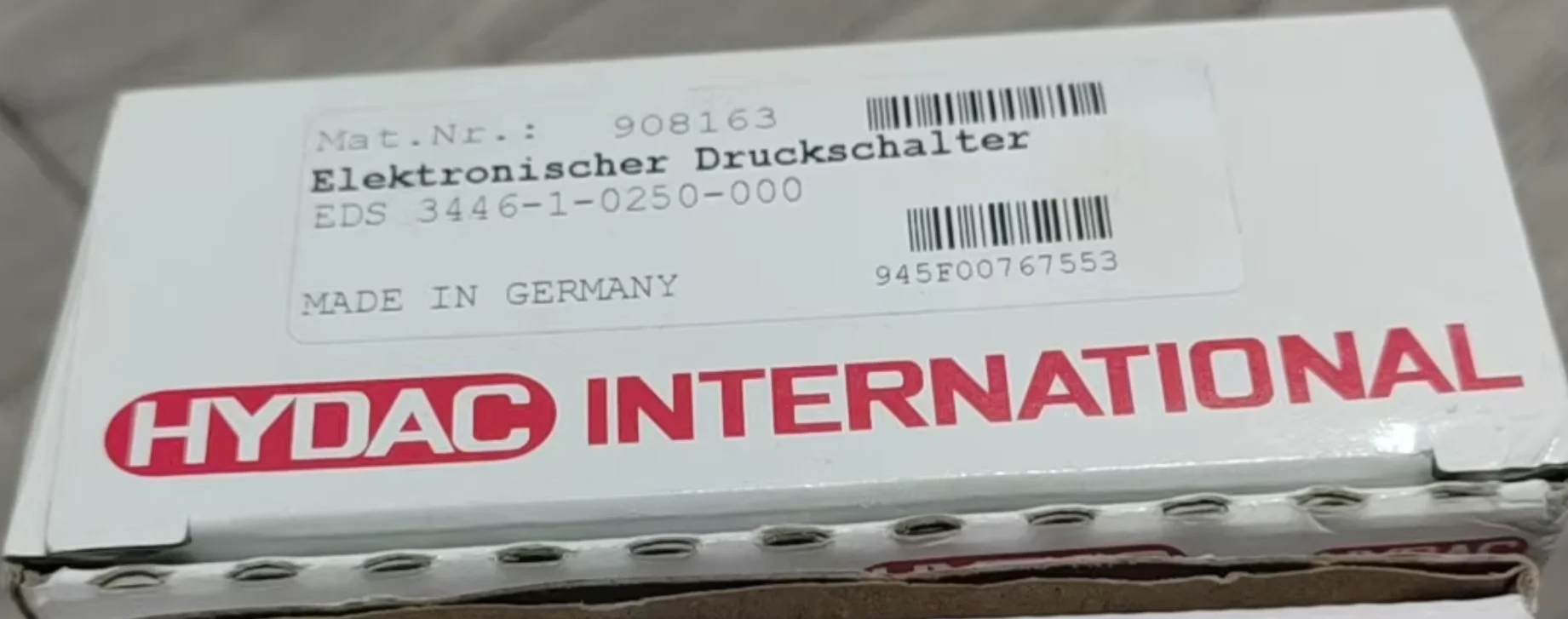 EDS 3446-1-0250-000 مستشعر الضغط الجديد، أصلي وأصلي، شحن سريع، EDS 3446 1 0250 000