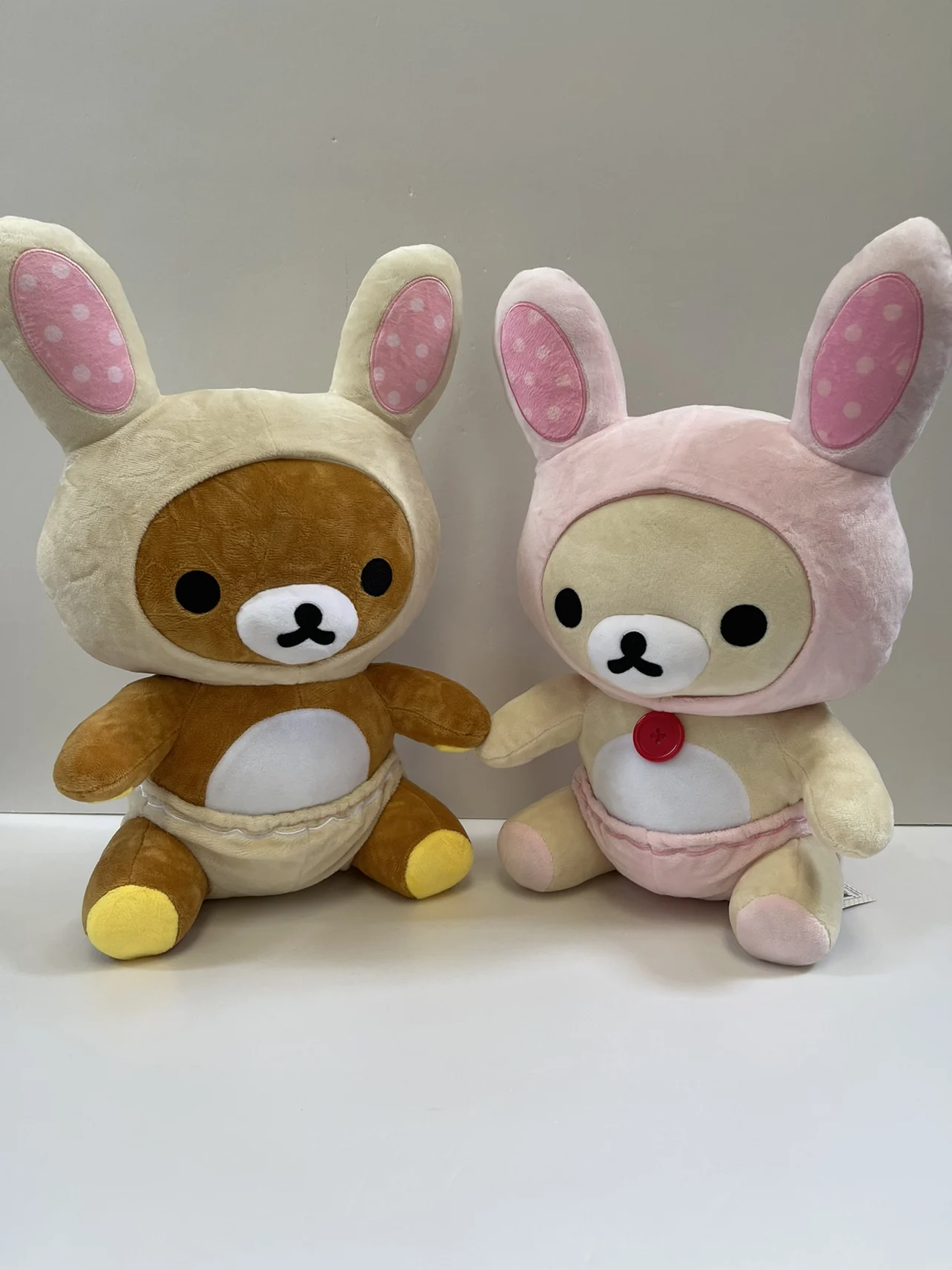 

New Cute Bunny Rilakkuma Korilakkuma Bear Plush Kids Girls Boys Stuffed Toys For Children Gifts 40CM