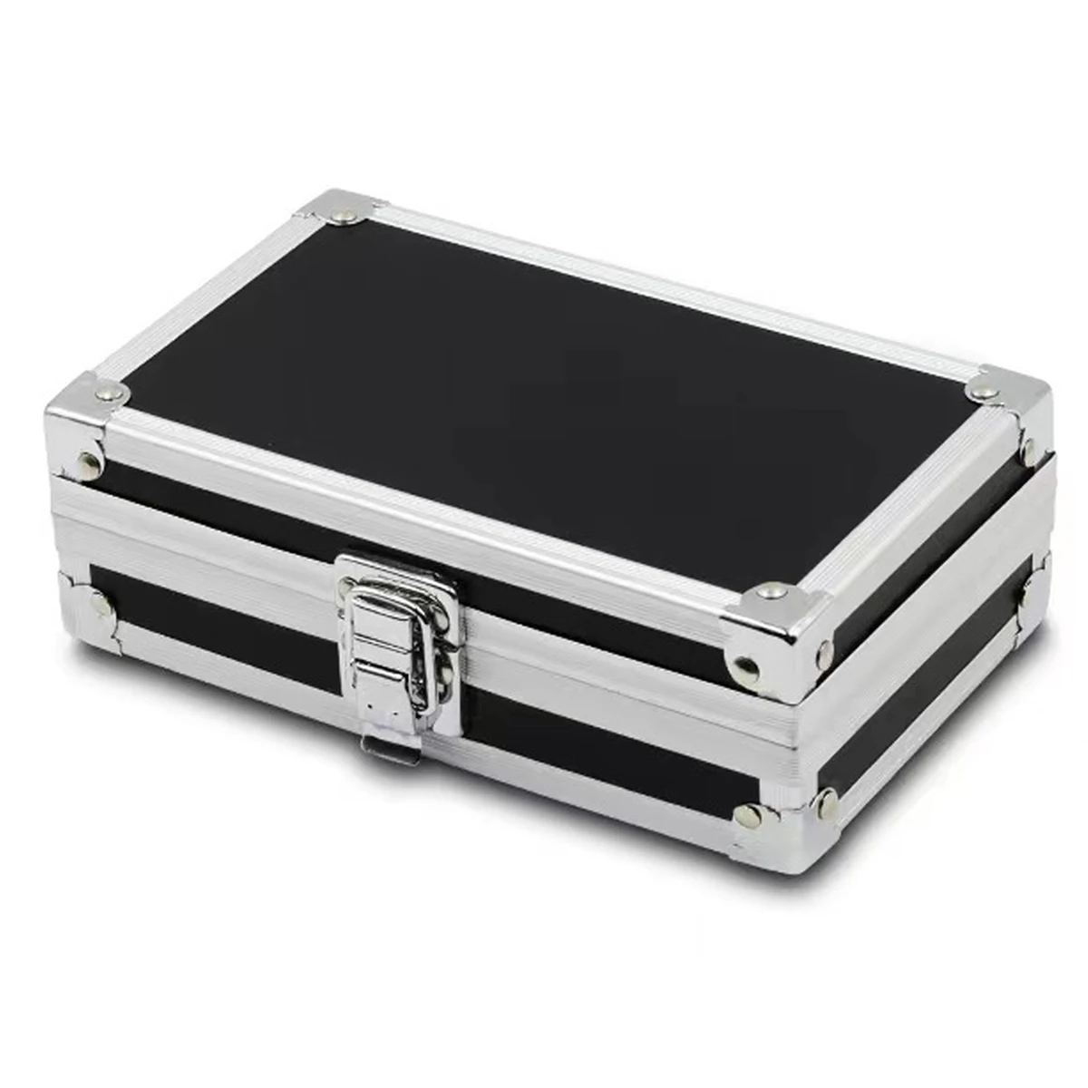 Leeseph Aluminum Alloy Mini Storage Box 18x11x5.8cm, Cosmetic Jewelry Display Box, Aluminum Box, Multi-Functional Storage Box