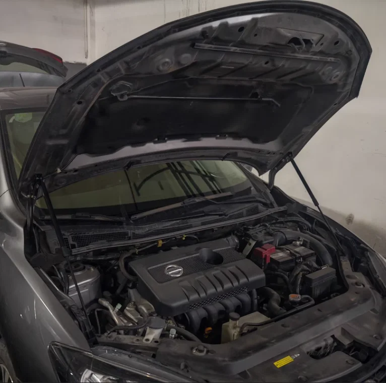 

2 шт. газовые стойки для Nissan Tiida Pulsar C12 2011-2016, передний капот, модифицированный подъемник, поддержка амортизатора, опорные стержни