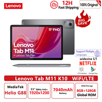 Global ROM Lenovo Tab M11 k10 11” 90Hz Display Android 13 L1 MediaTek Helio G88 8GB/128GB 7040mAh Battery 4G LTE Tablet 2025