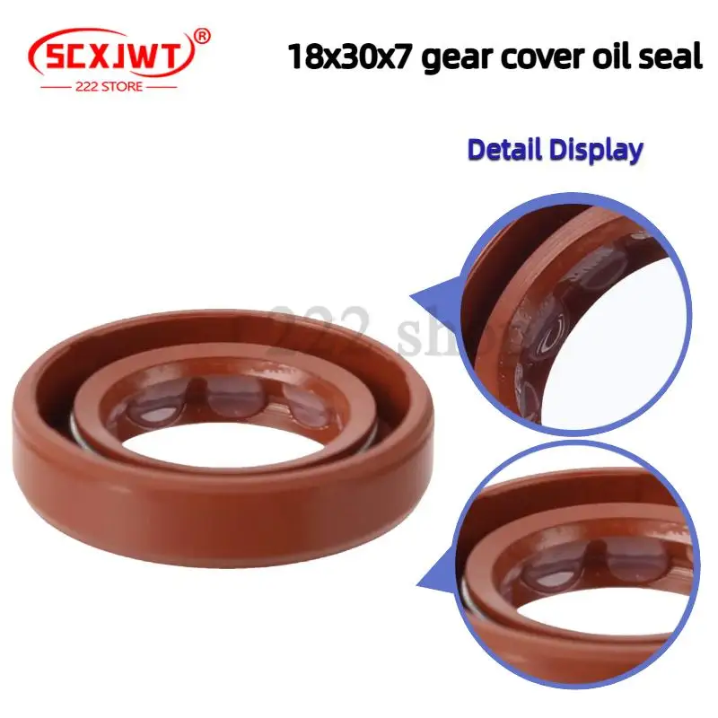 18X30x7 محرك السيارة الكهربائية المقاوم للغبار والرذاذ TC هيكل عظمي لختم الزيت غطاء المحرك أجزاء حلقة لإحكام الإغلاق #1