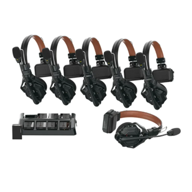 Newest Hollyland Solidcom C1 Pro Full Duplex ENC Wireless Intercom Headset System For TV Film Production