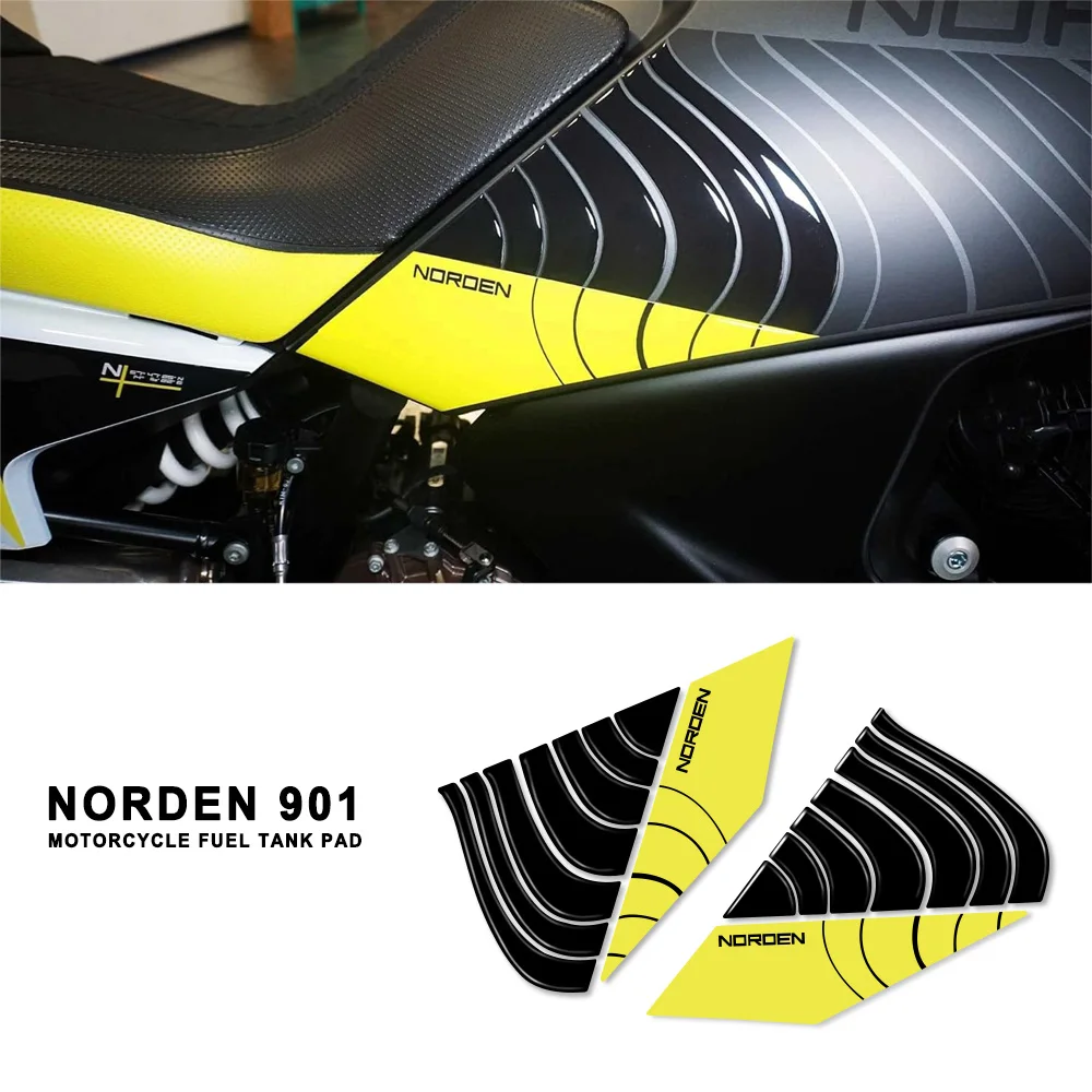 3D Sticker Motorcycle Fuel Tank Side Protection For Husqvarna Norden 901