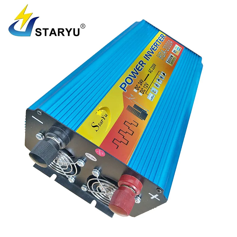 Pure Sine Wave Inverter High Power 12 V 24 V to 220 V Power Converter