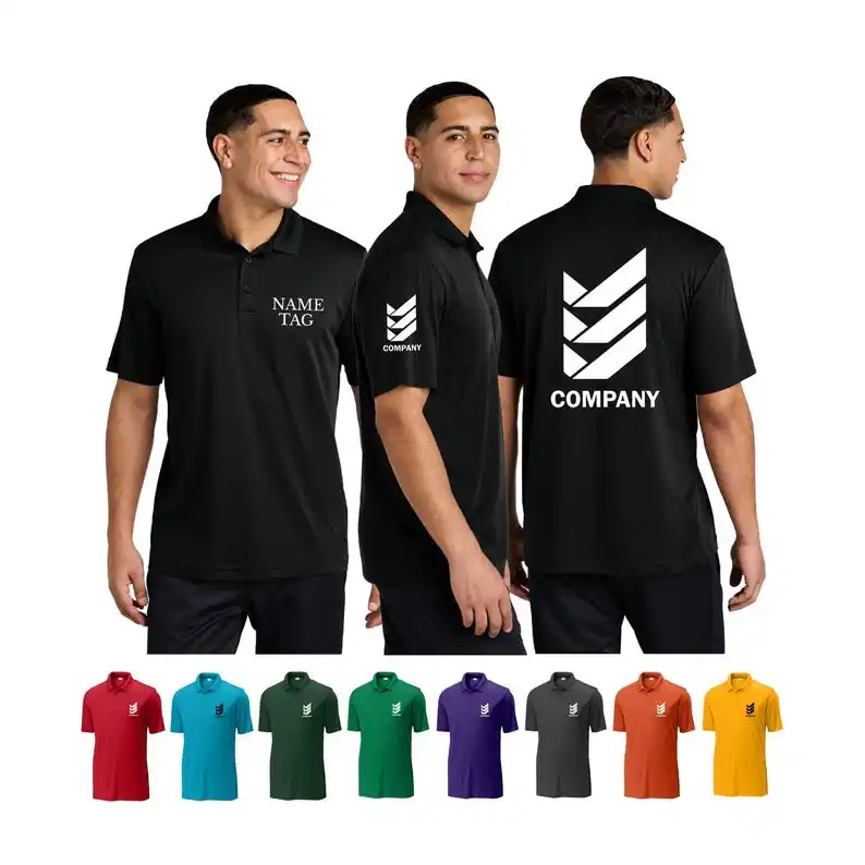 Personalized Men Women Polo Shirt Custom Logo Dry fit Breathable Polo Shirt Women Men Personalized Business Enterprise Uniform