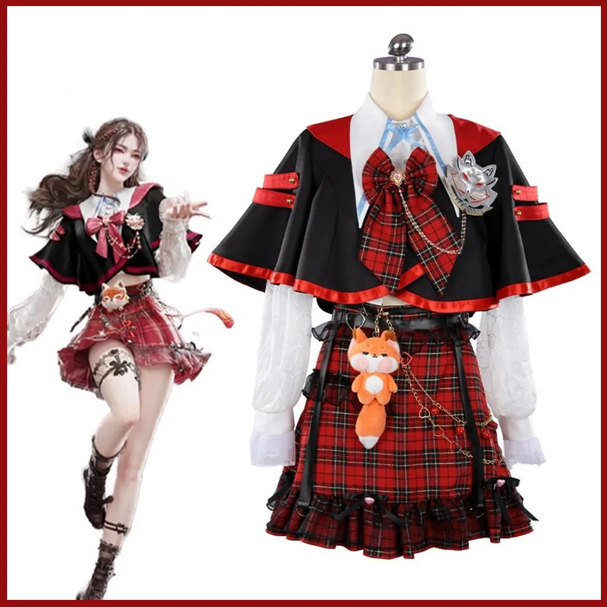 Game Naraka: Bladepoint Tessa Cosplay Costume Skin Spring Overture Sailor JK School Uniforms Woman Sexy Kawaii Halloween Suit