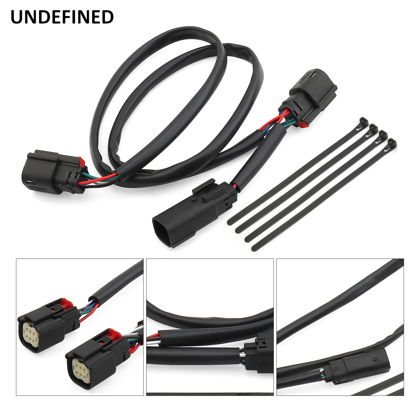 Quick Disconnect Tour-Pak Wiring Harness For Harley Touring Road King Road Electra Street Glide CVO 2014-2024 Plug-and-Play