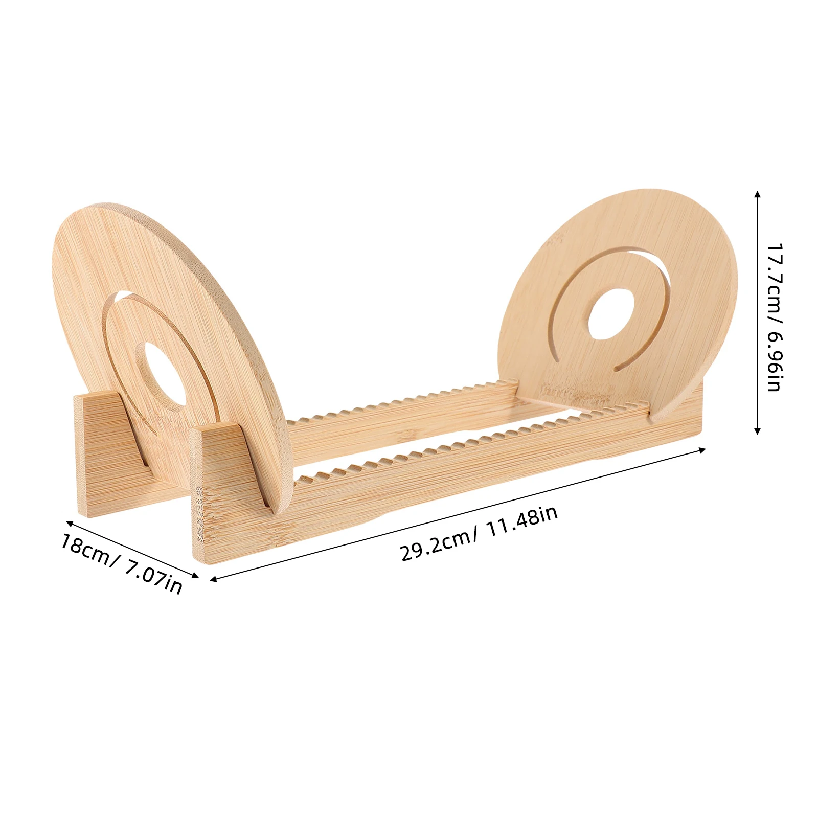 

1pc CD Storage Rack Vinyl Record Holder Display Stand Desktop Compact Wood Organizer Large Capacity Document Magazine Rack File